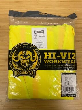 OccuNomix Hi-Viz Workwear Safety Vest - Neon Yellow
